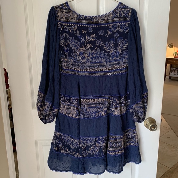 FREE PEOPLE My Love Mini Peasant Dress EUC Size - S - Picture 14 of 14